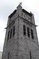 The church tower, photographed in 2009.