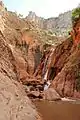 This cascade forms one of the sources of the Oum Er-Rbia, near Khénifra