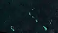 Landsat 7 image of South Luconia Shoalsnot showing Herald Reef 5&nbsp;km southwest of Luconia Breakers