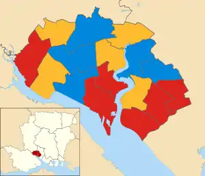 2004 results map