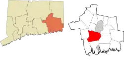 Montville's location within the Southeastern Connecticut Planning Region and the state of Connecticut