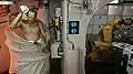 Space Center Houston Skylab 1-G Trainer mannequin.