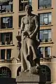 El forjador (The Blacksmith): the  Plaça Catalunya stone version, Barcelona