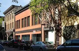 The same view of Pacific Street, but in 2014