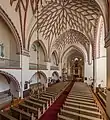 The interior looking toward the high altar