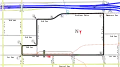 The circuit layout from 1996 to 2000