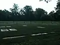 Cemetery behind the church