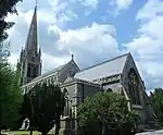 View from the south east