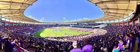 The municipal Stadium (capacity: 33,150).
