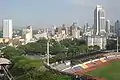A splendid view of Kuala Lumpur with Stadium Merdeka to the right in 2007.