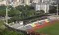 Originally only the lower stands were built but in later years the upper stands were added.