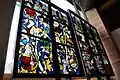 Stained glass. Medieval Europe