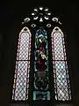 Stained glass of Ruth in Evans Memorial Chapel