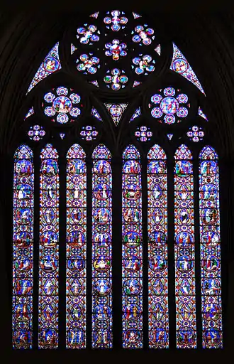 Bar-tracery, Lincoln Cathedral east window