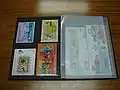 Stockbook with mint minisheets.