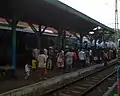 The platform of the Manggarai Station in 2009