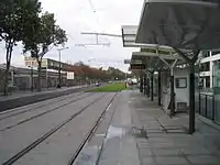 Balard T3a tram stop for services to Garigliano