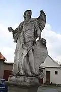 Statue of the angel at the gate of heaven