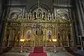 The iconostasis inside the Bulgarian St. Stephen Church