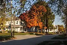 Northward view of Main Street in October of 2014