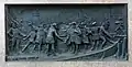 Relief on the pedestal