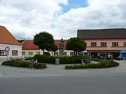Square with the statue of John of Nepomuk