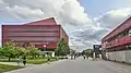The main walkway ("Corson") on Campus Valla.