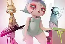 Members from left to right: Goldie Foxx, Chubby Cherry, Dyna Mink