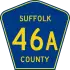 County Route 46A marker