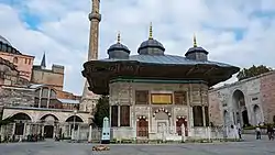 Image 34The Fountain of Ahmed III is an iconic example of Tulip period architecture (from Culture of Turkey)