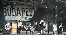 Superbutt performing at Sziget Festival in 2011.