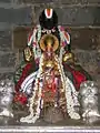 A picture of Swami Vedanta Desikan. He came to Sathyagala during the Mughal Raid in 1327 and stayed here for 12 years.
