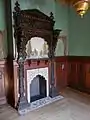 Smoking room / studio Persian-style fireplace.