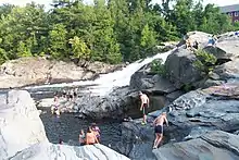 Swimming in the Deerfield River