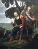 Wacław and his Sword-Bearer; illustration from Maria by Antoni Malczewski