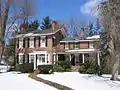The Sylvanus Lathrop house was constructed in 1822 by the general contractor responsible for Pittsford's section of the Erie Canal