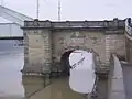 The Rakpart (Wharf) during a flood in 2010