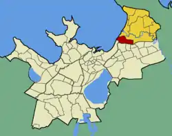Maarjamäe within Pirita District.