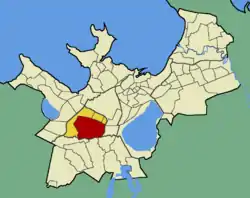 Mustamäe subdistrict within Mustamäe District.