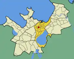 Tatari within the district of Kesklinn (Midtown).