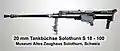 20&nbsp;mm Tankbüchse Solothurn S18-100