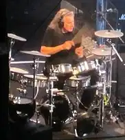 Robinson performing with The Cars in 2011.