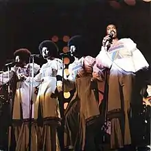 The Chi-Lites 1973 promotional photo. The photo is also used on the album back cover of A Letter To Myself.