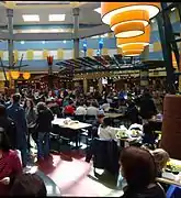 Inside the Eickhoff Hall dining.