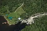 The Kipawa River Lodge at the mouth of the Kipawa River. It was the site for the movie The Silent Enemy.