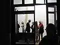 From the opening of the exhibition Carthago Delenda Est by Nicolas Panayi at the Office gallery, 24 Oct 2011