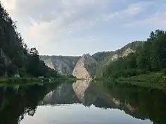 The Bashkiriya National Park is situated in the southern end of the Ural Mountains, Russia.