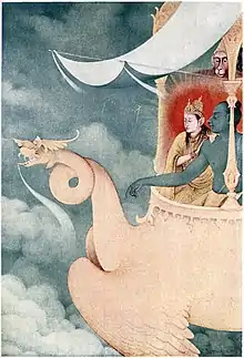 Image 13A Tagore illustration of a Hindu myth (from Children's literature)