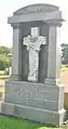 Memorial to Thomas Currie Kerr and his wife Eliza at Stevenston