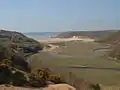 Three Cliffs Bay on the Gower Peninsula of South Wales